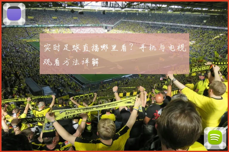 实时足球直播哪里看？手机与电视观看方法详解